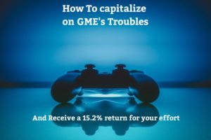 How To capitalize on GME's Troubles (15.2% return in 32 days)